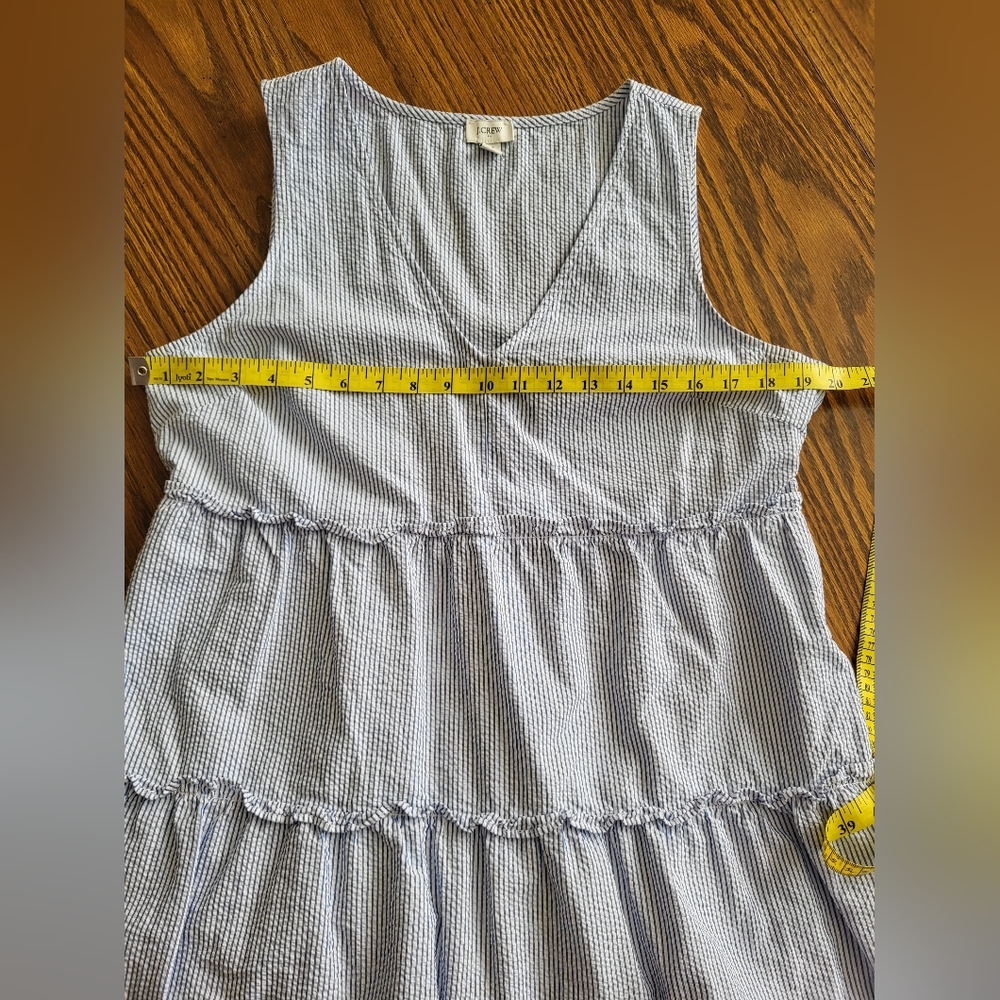 J Crew Factory Seersucker Dress - Picture 7 of 7